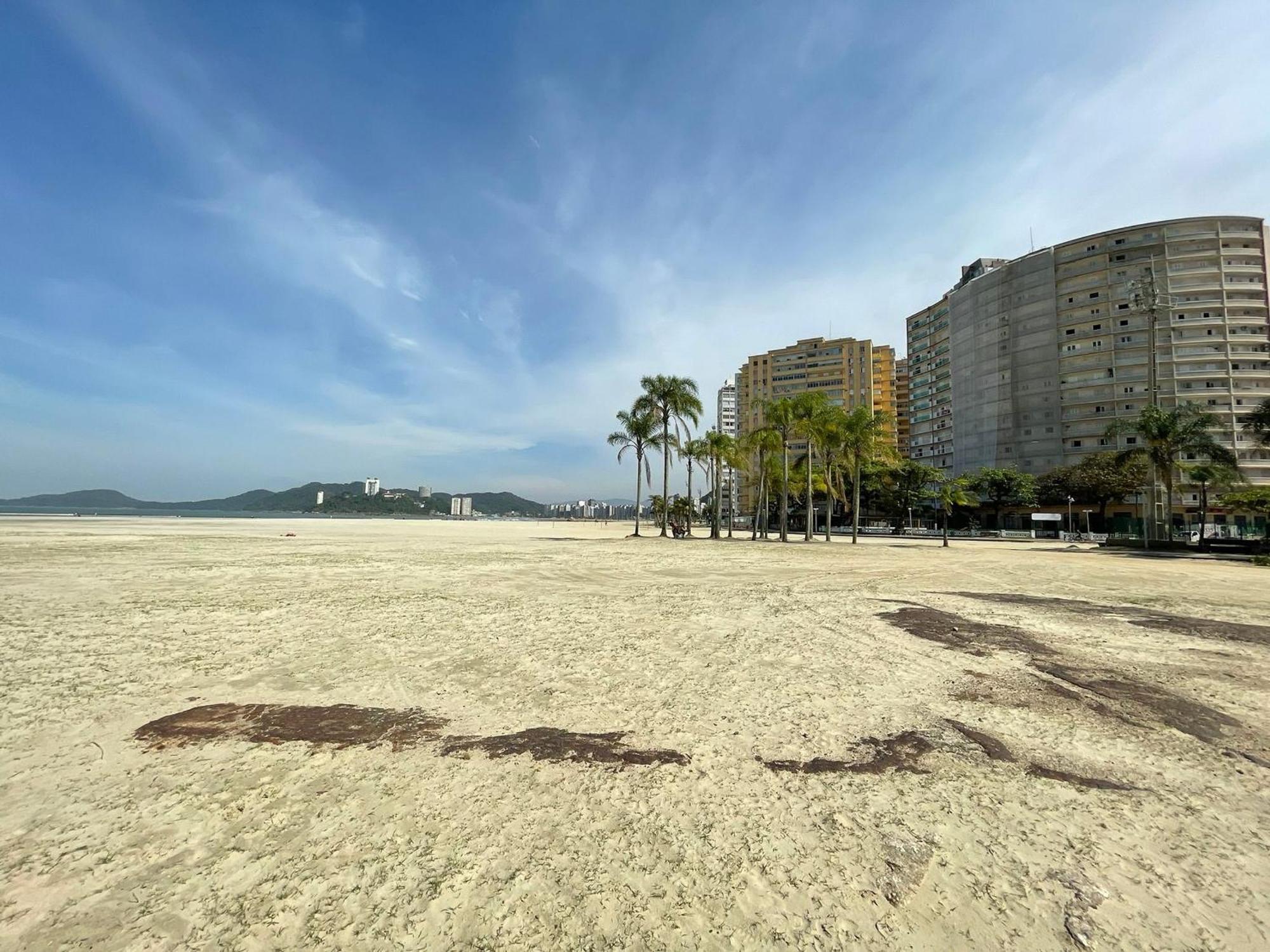 Apartamento Pe Na Areia Melhor Vista Mar De Santos Exterior foto