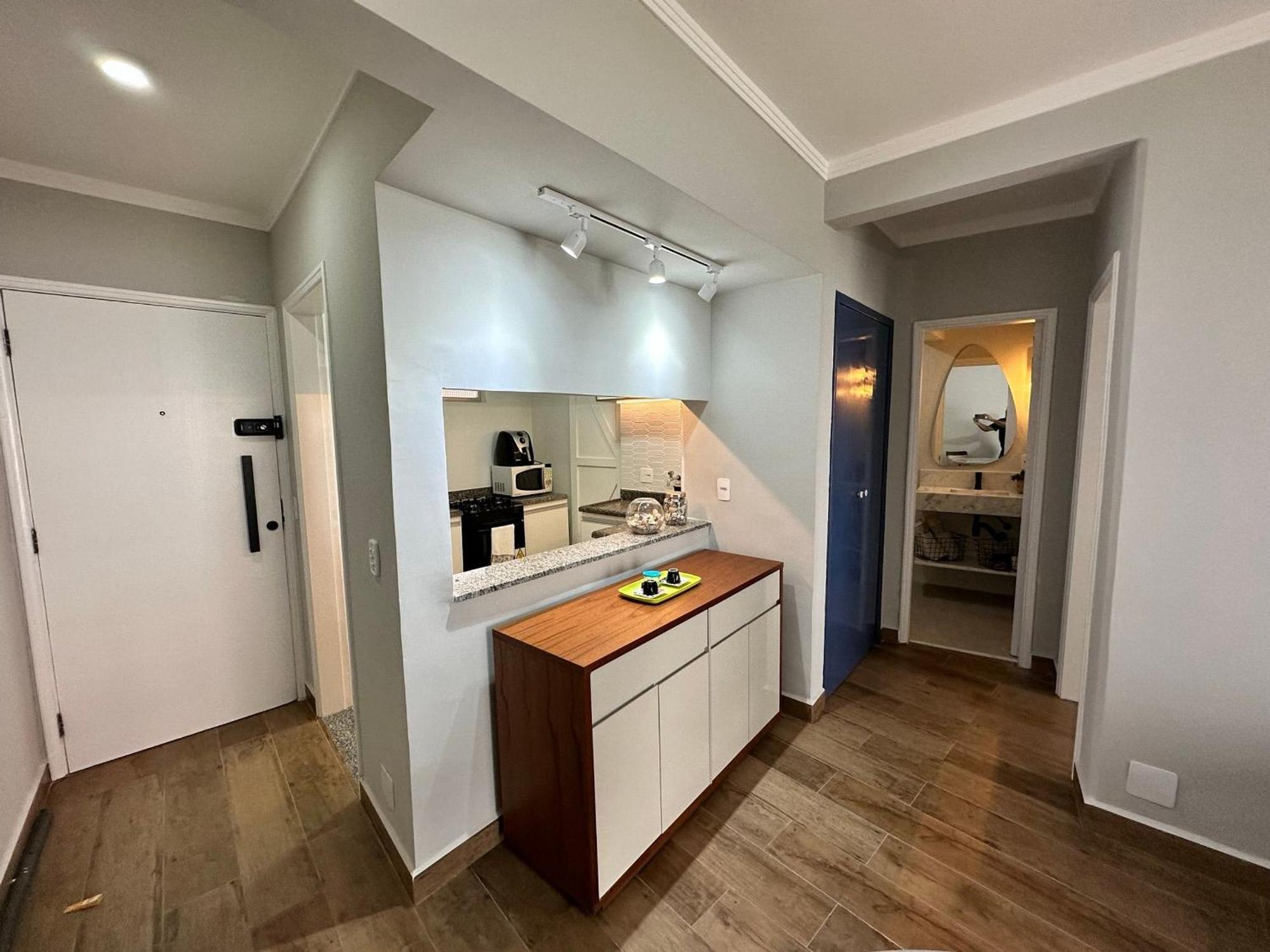 Apartamento Pe Na Areia Melhor Vista Mar De Santos Exterior foto