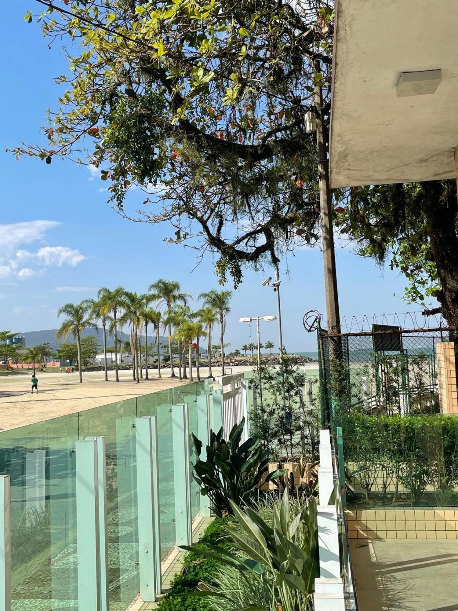 Apartamento Pe Na Areia Melhor Vista Mar De Santos Exterior foto